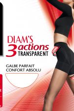DIM Diams 3 Actions- Transparent - zwart