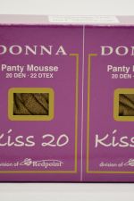 Panty 2pak Donna-Kiss One Size in kleur 004 vison-naturel