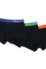Marc O Polo 3 Pack Basic boxershorts gekleurde boord